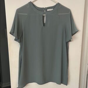 Pleione Sage Green Women's Blouse
